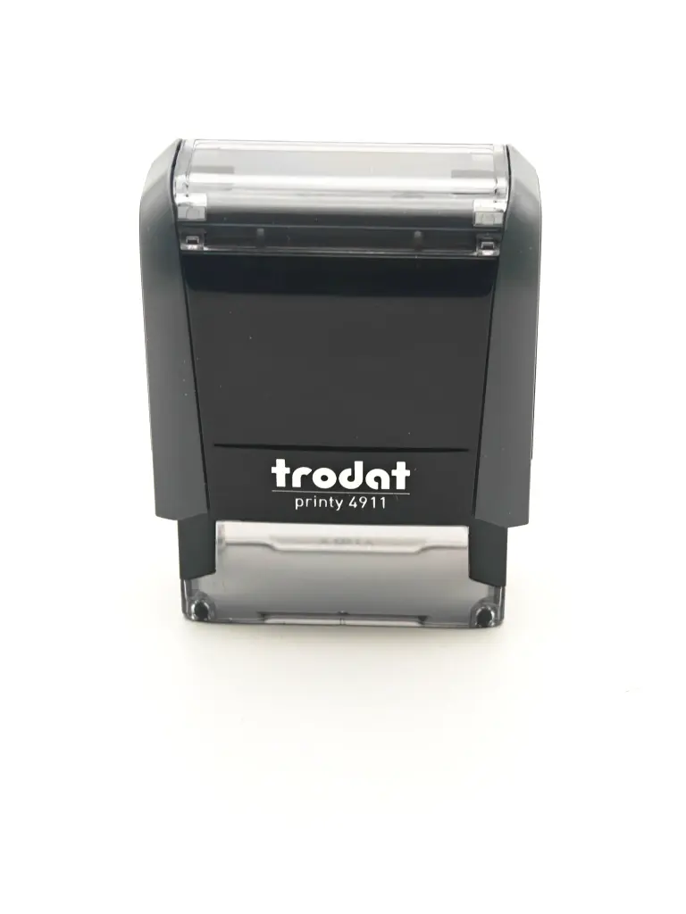Trodat 4911 Size: Approx. 9/16" x 1 1/2" Self-Inking Stamp