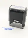 Trodat 4912 Size: Approx. 3/4" x 1 7/8" Self-Inking Stamp