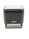 Trodat 4913 Size: Approx. 7/8" x 2 3/8" Self-Inking Stamp