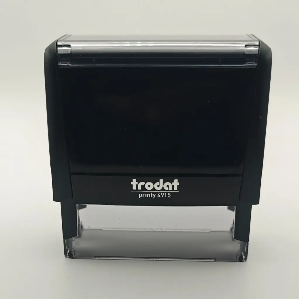 Trodat 4915 Size: Approx. 1" x 2 3/4" Self-Inking Stamp