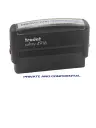 Trodat 4916 Size: Approx. 3/8" x 2 3/4" Self-Inking Stamp