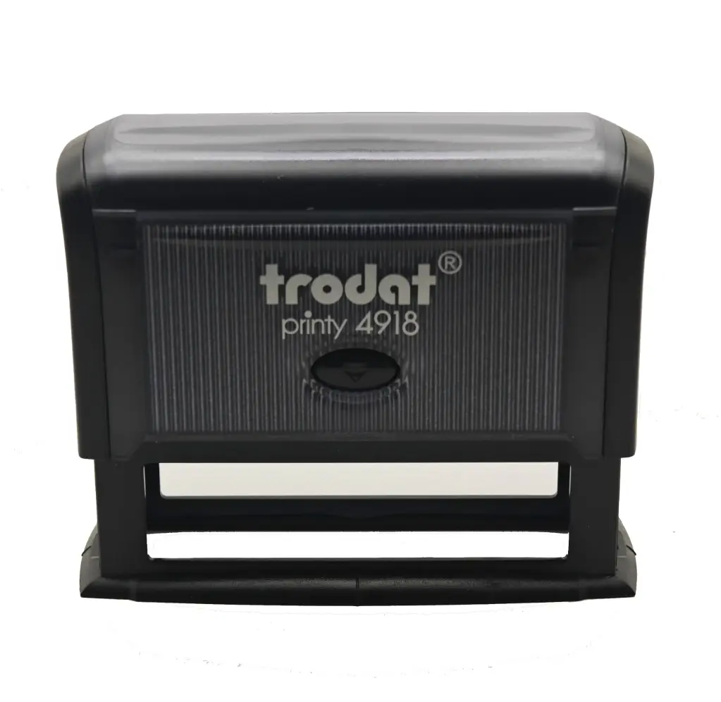 Trodat 4918 Self-Inking Stamp Size: Approx. 5/8" x 3"