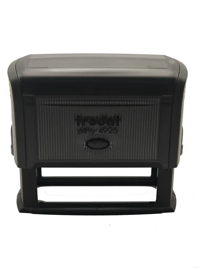 Trodat 4925 Self-Inking Stamp Size: Approx. 1" x 3 1/4"