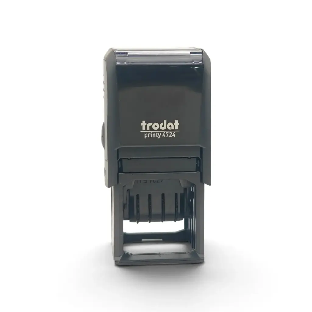 Trodat 4724 Self-Inking Dater Stamp Size: Approx. 1 9/16" x 1 9/16"