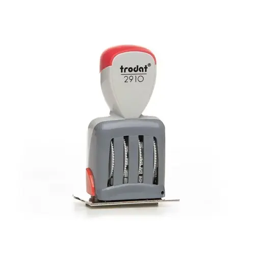 Trodat 2910 P07 Dater Rubber Stamp Size: Approx. 1 5/8" x 2 3/8"
