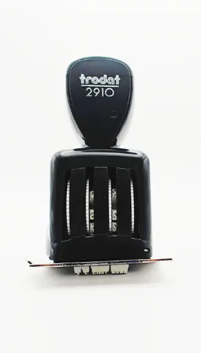 [RS TRODAT 2910 P01] Trodat 2910 P01 Dater Rubber Stamp Size: Approx. 1 1/2" x 2"