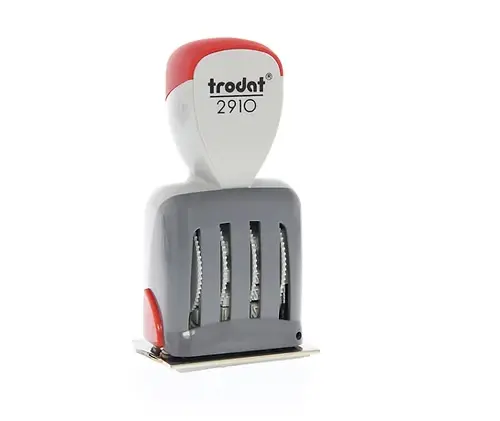 [RS TRODAT 2910 P02] Trodat 2910 P02 Dater Rubber Stamp Size: Approx. 1 1/2" x 2"