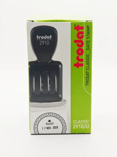 [RS TRODAT 2910/ U24] Trodat 2910/ U24 Dater Rubber Stamp Size: Approx. 2" Diameter