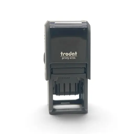 Trodat 4724 Self-Inking Dater Stamp Size: Approx. 1 9/16" x 1 9/16"