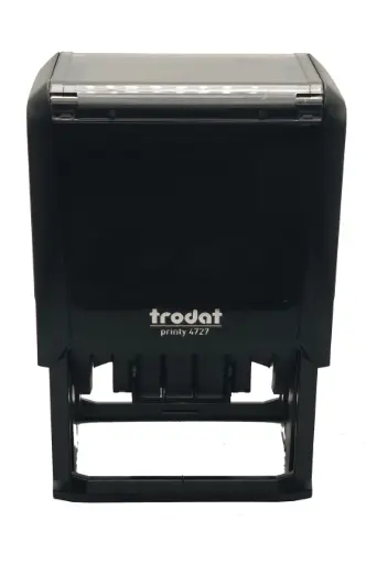 Trodat 4727 Self-Inking Dater Stamp Size: Approx. 1 9/16" x 2 3/8"