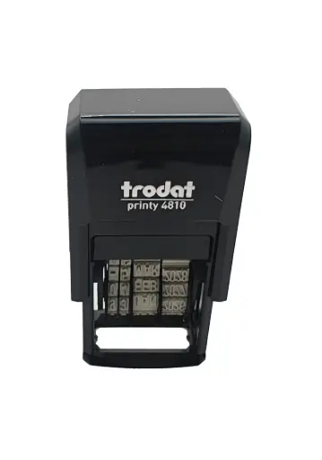Trodat 4810 Self-Inking Dater Stamp Size: Approx. 5/32" x 3/4"(Date only)