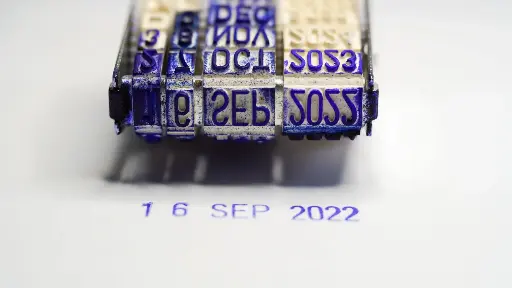 Trodat 46145 Self-Inking Dater Stamp Size: Approx. 1 3/4" diameter