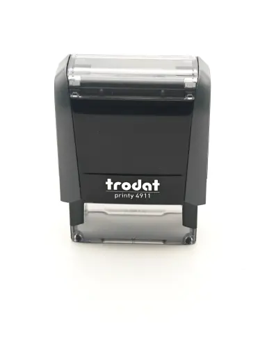 Trodat 4911 Size: Approx. 9/16" x 1 1/2" Self-Inking Stamp