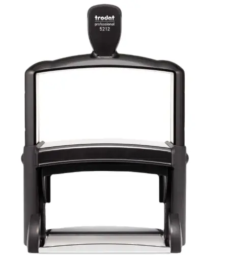 Trodat 5212 Self-Inking Stamp Size: Approx. 2 3/4" x 4 9/16"