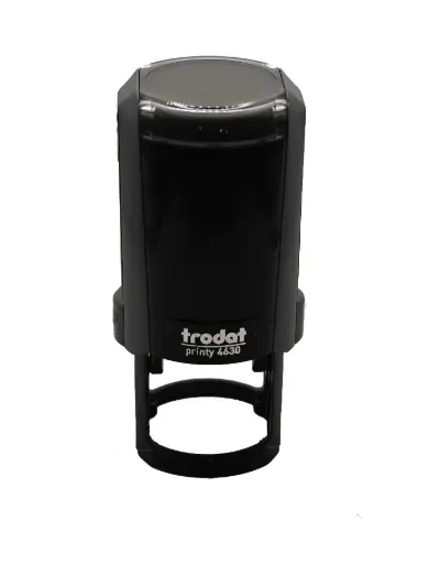 Trodat 4630/46030 Self-Inking Stamp Size: Approx. 1 3/16" x 1 3/16"